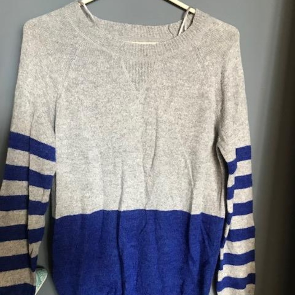 Gray/ Blue Sweater